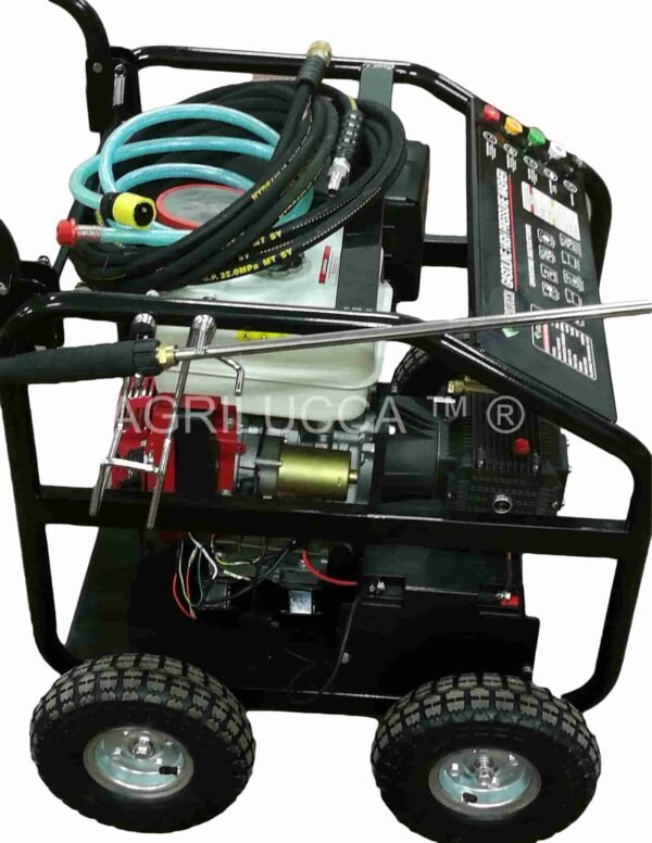 alt=Idropulitrice a scoppio 250 bar LB250 accensione elettrica e batteria