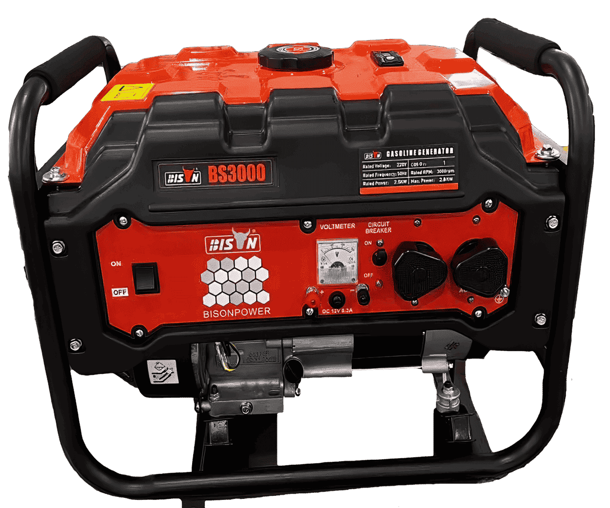 alt=Generatore bison power BS3000 avvio elettrico 3 kva